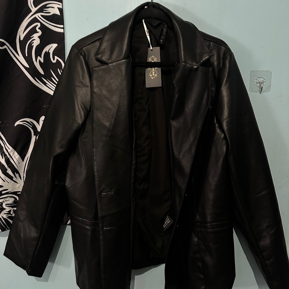 Black Women's Leather Jacket